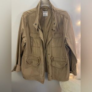 Old Navy XL tan anorak style coat